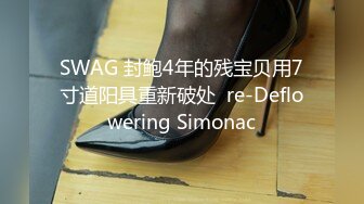 SWAG 封鲍4年的残宝贝用7寸道阳具重新破处  re-Deflowering Simonac