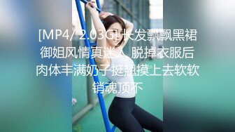 [MP4/ 2.03G] 长发飘飘黑裙御姐风情真迷人 脱掉衣服后肉体丰满奶子挺翘摸上去软软销魂顶不