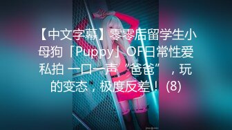 【中文字幕】零零后留学生小母狗「Puppy」OF日常性爱私拍 一口一声“爸爸”，玩的变态，极度反差！ (8)