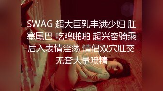 SWAG 超大巨乳丰满少妇 肛塞尾巴 吃鸡啪啪 超兴奋骑乘后入表情淫荡 情侣双穴肛交无套大量喷精