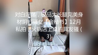 对白淫荡，极品大长腿完美身材阴钉骚女【金秘书】12月私拍，火锅店上桌道具发骚 (3)