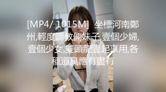 [MP4/ 1015M]  坐標河南鄭州,輕度調教倆妹子,壹個少婦,壹個少女,雙頭龍壹起享用,各種道具應有盡有