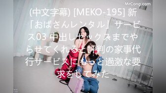 (中文字幕) [MEKO-195] 新「おばさんレンタル」サービス03 中出しセックスまでやらせてくれると評判の家事代行サービスにもっと過激な要求をしてみた