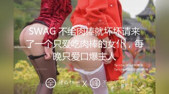 SWAG 不给肉棒就坏坏请来了一个只爱吃肉棒的女仆，每晚只爱口爆主人