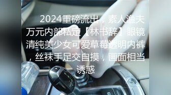 ⚡⚡2024重磅流出，素人渔夫万元内部私定【林书辞】眼镜清纯美少女可爱草莓透明内裤，丝袜手足交自摸，画面相当诱惑